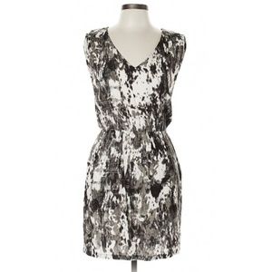MNG casual abstract print dress